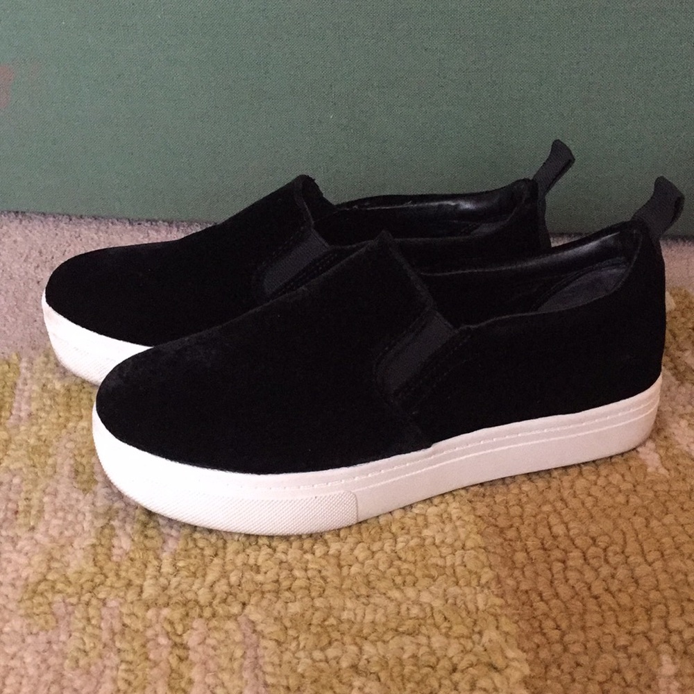 Suede Platform Shoes Size 6.5